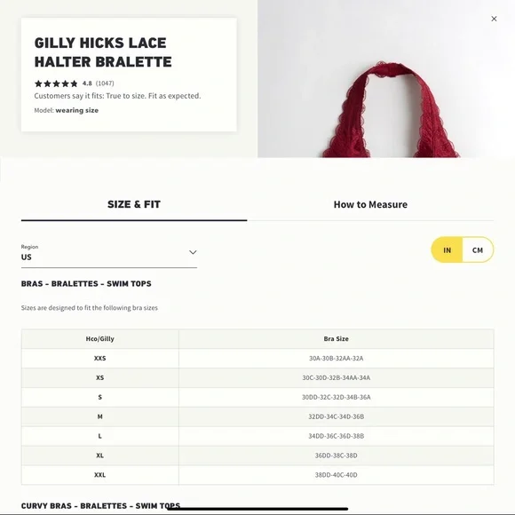 NWOT Gilly Hicks Lace Halter Bralette - Picture 9 of 9